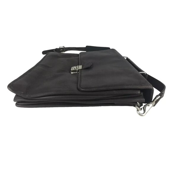 Wilsons The Leather Experts Unisex‎ Adults Brown Genuine Leather Crossbody Bag - Picture 3 of 10